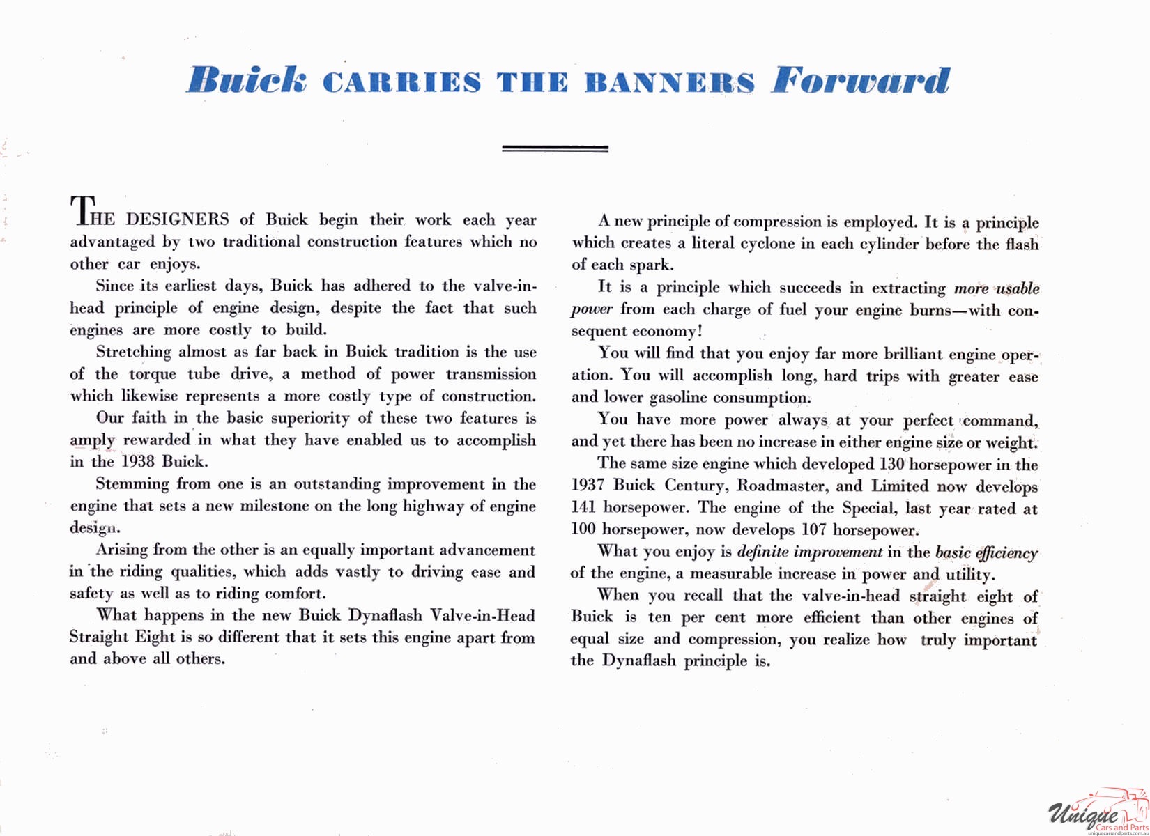 1938 Buick Brochure Page 8